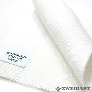 3340/100 Cork 20 (55*70см) білий, канва Zweigart 1070828 фото