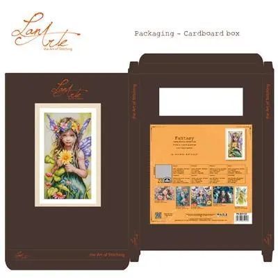 PN-0221123 Набір для вишивання лічильником Lanarte Фантазія: Маленький страж Флори, 22x38 см 1081307 фото