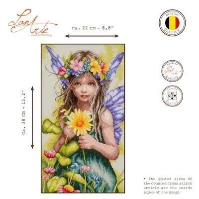 PN-0221123 Набір для вишивання лічильником Lanarte Фантазія: Маленький страж Флори, 22x38 см 1081307 фото