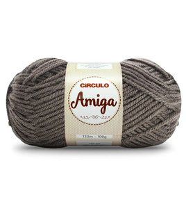 7417 AMIGA пряжа (100% акріл, 100гр. 133м. ), сірий 1076503 фото