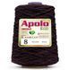 3862 APOLO ECO 8 пряжа (85% бавовна, 15% волокна, 600гр, 457м 1шт),темно коричневий 1081354 фото