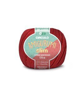 3402 AMIGURUMI SLIM пряжа (100% бавовна ,70 г, 178 м ), червоний 1080699 фото