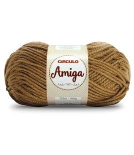 7447 AMIGA пряжа (100% акріл, 100гр. 133м. ), коричневий 1076469 фото