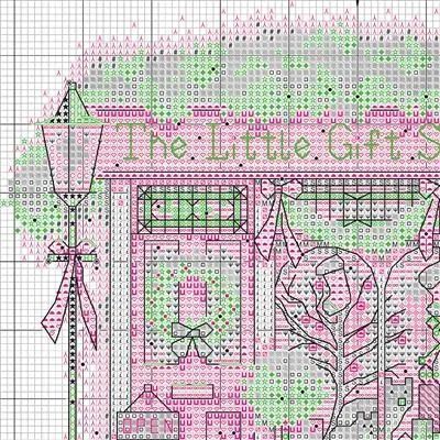 70-09623 Набір для вишивання хрестиком &laquo;The Little Gift Shop//Маленький подарунковий магазин&raquo; DIMENSIONS 1080560 фото