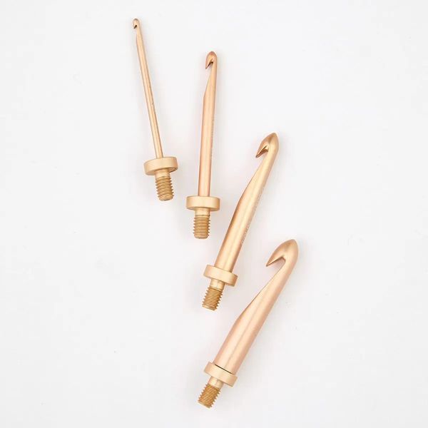 30970 Крючок в`язальний односторонній з'ємний Oasis Rose Gold KnitPro, 6.50 мм 1078815 фото