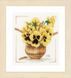PN-0164071 Набір для вишивки хрестом LanArte Yellow Violets "Жовті фіалки"