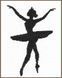 PN-0008133 Набір для вишивки хрестом LanArte Ballet silhouette III "Балет силует III" 1071854 фото 1