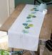 PN-0165756 Набір для вишивання хрестом (доріжка на стіл) Vervaco Botanical Leaves "Зелені лисття" 1060445 фото