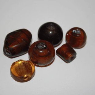 1136TDM/Brown/Beige,50г.PPQ Mix Crystal Art намистини 1044477 фото