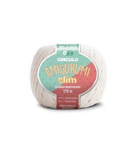 8176 AMIGURUMI SLIM пряжа (100% бавовна ,70 г, 178 м), слонова кістка 1080660 фото