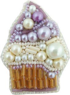 БП-234 Набір для виготовлення брошки Crystal Art "Тістечко" 1066795 фото