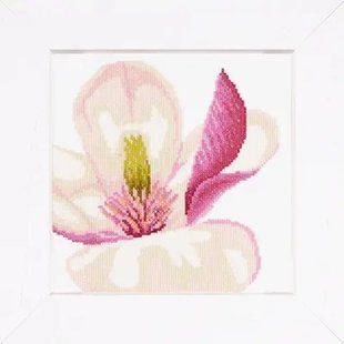 PN-0008163 Набір для вишивки хрестом LanArte Magnolia Flower "Магнолія" 1062104 фото