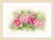 PN-0170933 Набір для вишивки хрестом LanArte Bouquet of peonies "Букет півоній"