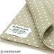 3609/5379 Belfast Petit Point 32 (55*70см) сирий льон в білий горошок, канва Zweigart