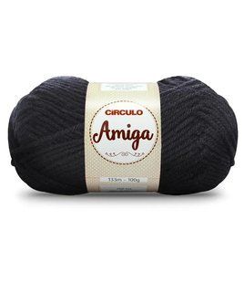 940 AMIGA пряжа (100% акріл, 100гр. 133м. ), чорний 1076505 фото