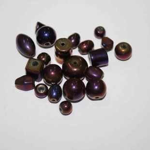 2149TDM/PURPLE,50г.Crystal Art намистини 1049379 фото