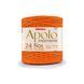 4445 APOLO MACRAME пряжа (85% бавовна, 15% інші волокна, 800г, 225 м 1 шт), жовтогарячий