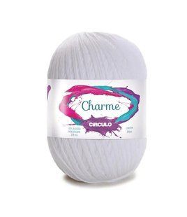 8001 CHARME пряжа (100% мерс.бавовна, 150гр. 396м. ), білий 1076030 фото