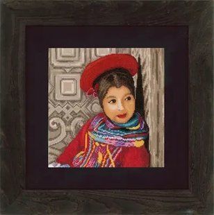 PN-0148513 Набір для вишивки хрестом LanArte Perwian Girl "Перуанка" 1062110 фото