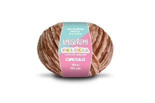 7569 AMIGURUMI PELUCIA пряжа (100% поліестер, 85гр. 131м. ), коричневий 1075841 фото