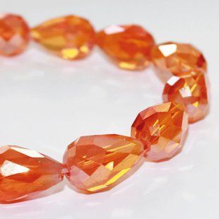 11354/102ABC,12X16 MM,22шт/нитка Crystal Art намистини 1043026 фото