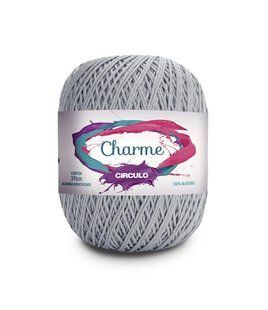 8008 CHARME пряжа (100% мерс.бавовна, 150гр. 396м. ), світло-сірий 1076080 фото