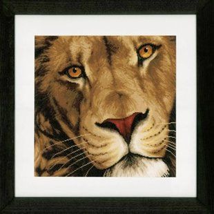 PN-0154979 Набір для вишивки хрестом LanArte King of Animals "Цар звірів" 1060392 фото