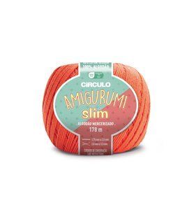 4448 AMIGURUMI SLIM пряжа (100% бавовна ,70 г, 178 м ), жовтогарячий 1080692 фото