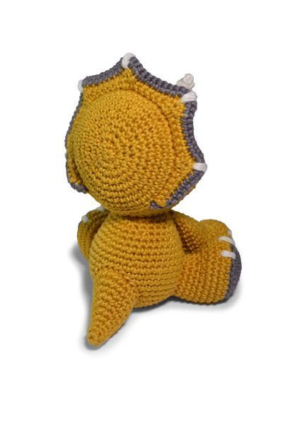 4 AMIGURUMI KIT - DINO Triceratops 1075368 фото