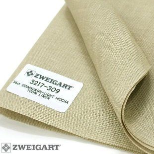 3217/309 Edinburgh 36 (36*46см) світлий мокко , канва Zweigart 1063560 фото