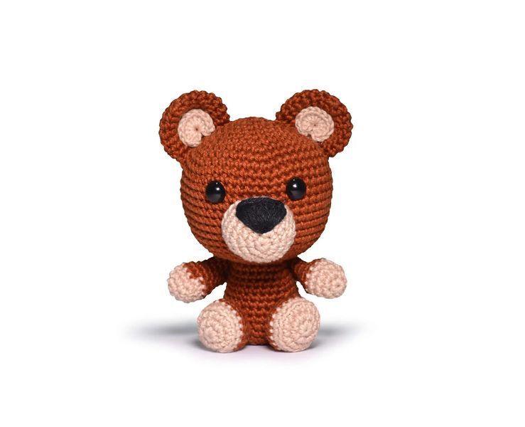 1 AMIGURUMI KIT - SAFARI BEAR (100% бавовна) 1076165 фото