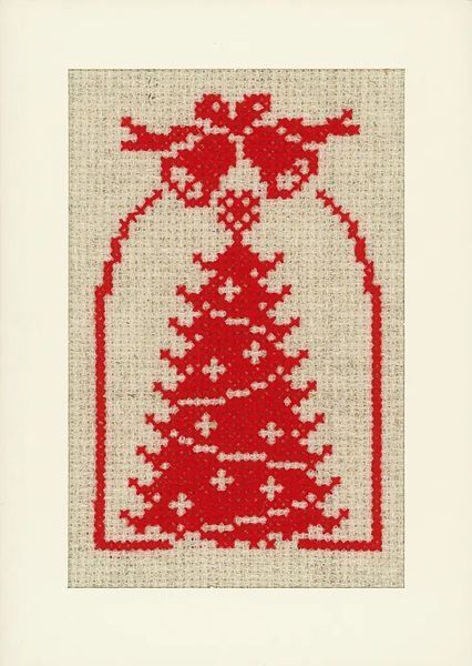 PN-0021444 Набір для вишивання хрестом (листівки) Vervaco Jingle bells "Дзвіночки" 1073238 фото