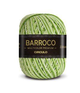 9384 BARROCO MULT. PREMIUM пряжа (100% бавовна мерсерізована, 200гр. 226м. ), різнокольоровий 1080606 фото
