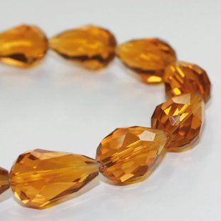 11354/111C,12X16 MM,22шт/нитка Crystal Art намистини 1042993 фото