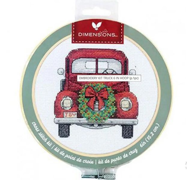 72-76045 Набір для вишивання хрестиком &laquo;Truck &bull; Грузовичок&raquo; DIMENSIONS 1080570 фото
