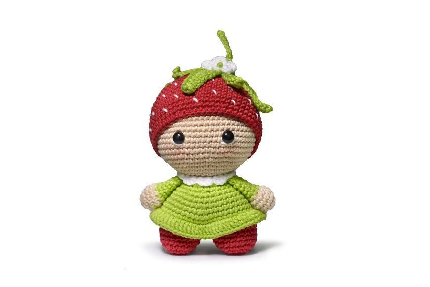 3 AMIGURUMI KIT - TOO STRAWBERRY - Полуниця 1077926 фото