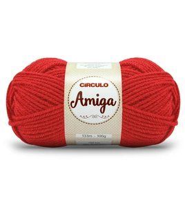 145 AMIGA пряжа (100% акріл, 100гр. 133м. ), червоний 1076479 фото