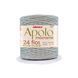 8473 APOLO MACRAME пряжа (85% бавовна, 15% інші волокна, 800г, 225 м 1 шт), сірий