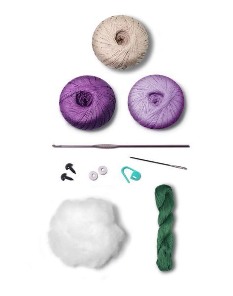 5 AMIGURUMI KIT - TOO Violet 1077928 фото