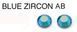 229AB BLUE ZIRCON AB стрази DMC+ фольговані