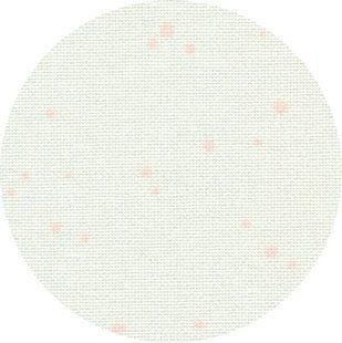 3835/1319 Lugana Splash 25 (ширина 140 см) молочний з рожевими бризками, канва Zweigart 1068800 фото