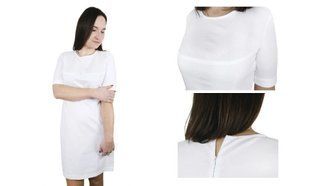 822-14/09 Плаття жіноче, біле, розмір 40 1050598 фото