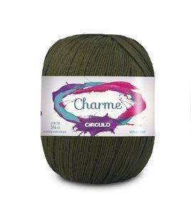 5164 CHARME пряжа (100% мерс.бавовна, 150гр. 396м. ), зелений 1076079 фото