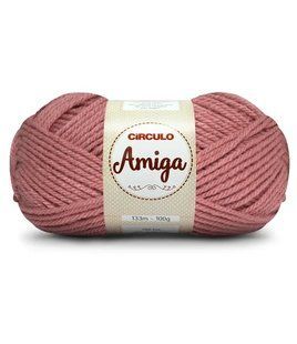 3157 AMIGA пряжа (100% акріл, 100гр. 133м. ), рожевий 1076482 фото
