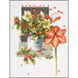PN-0198291 Набір для вишивання хрестом 39х51см,27аи.LanArte HOLLY JOLLY AMARYLLIS ВЕСЕЛИЙ АМАРІЛІС 1077267 фото 1
