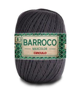 8323 BARROCO MAXCOLOR 6 пряжа (100% бавовна, 200гр. 226м), темно-сірий 1076570 фото