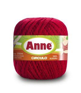 3528 ANNE пряжа (100%мерс.бавовна, 74гр. 250м), бордовий 1076114 фото