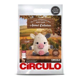 5 AMIGURUMI KIT - FARM Cow (100% бавовна) 1075359 фото
