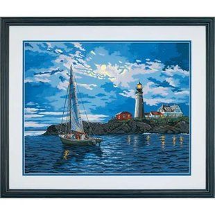 91322 Набір для малювання фарбами за номерами "Twilight beacon" "Сутінковий маяк" Dimensions 1074236 фото