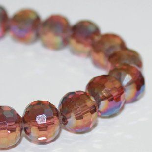 11381/008ABC,10MM,42шт/нитка Crystal Art намистини 1042121 фото